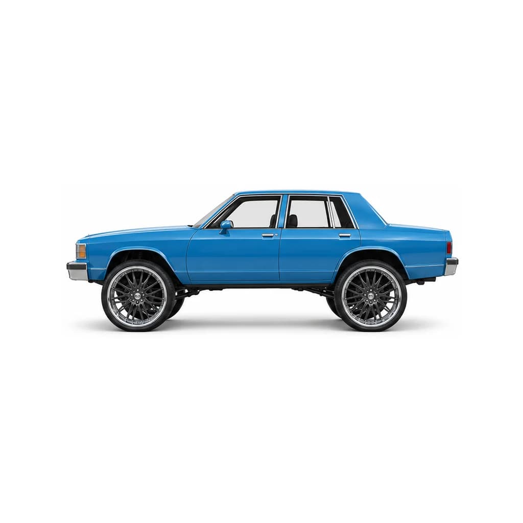 Impaler LX-style donk, profile - facing left - GTA 6 visual study by Grind Coast