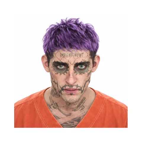 Hombre tatuado de Leonida - estudio de busto, vista frontal - estudio visual de GTA 6 de Grind Coast