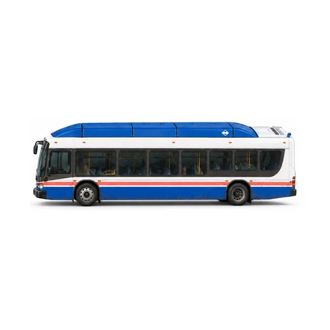 City bus, profile · facing left — fan-made GTA 6 visual reconstruction by Grind Coast