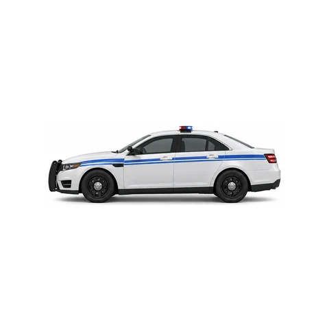 Police Cruiser (Interceptor), profile · facing left — fan-made GTA 6 visual reconstruction by Grind Coast