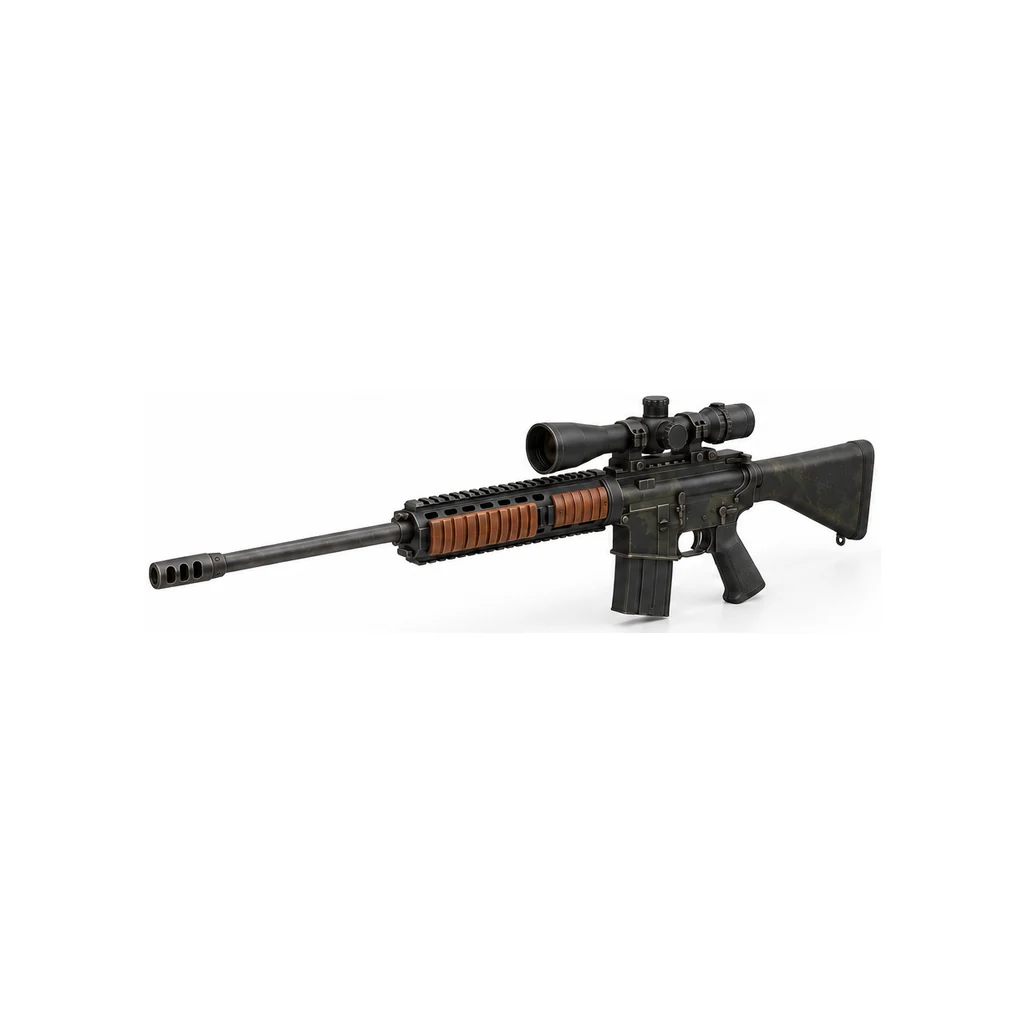 Duke marksman rifle, three-quarter — fan-made GTA 6 visual reconstruction by Grind Coast